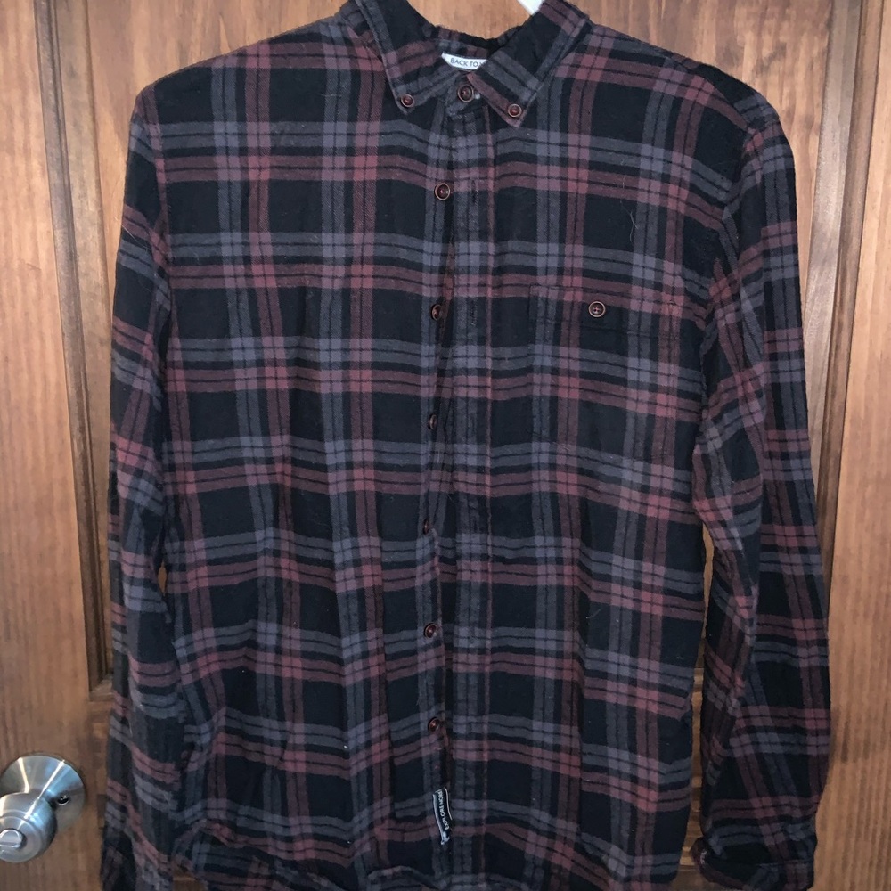 slim fit flannel